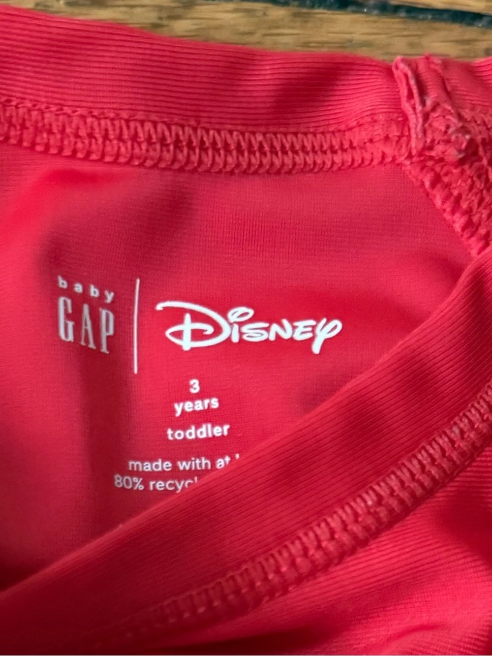 GAP Kids' Red Surf Mickey Rashguard - Size 3